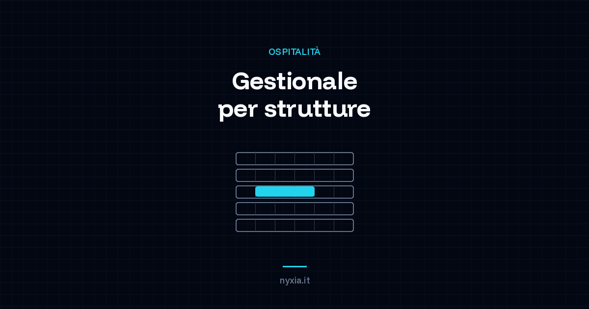 Gestionale per hotel e campeggi: dashboard su computer e smartphone
