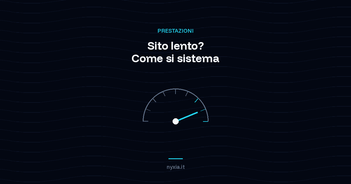 Consigli per migliorare la velocità del sito web