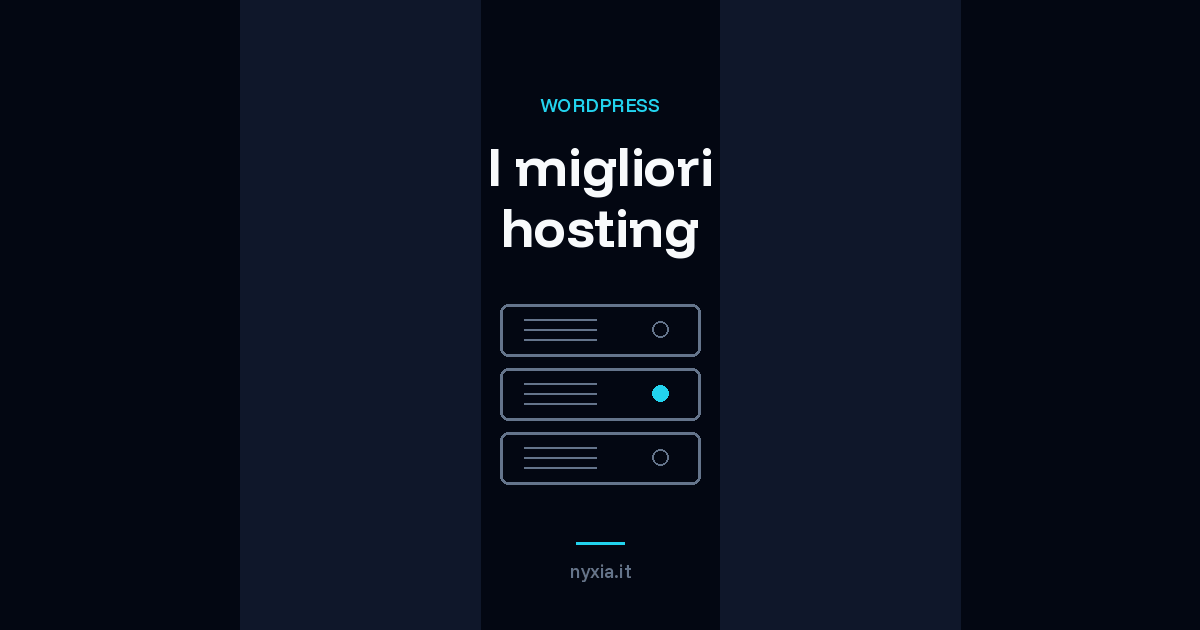 I 5 Migliori Hosting per WordPress