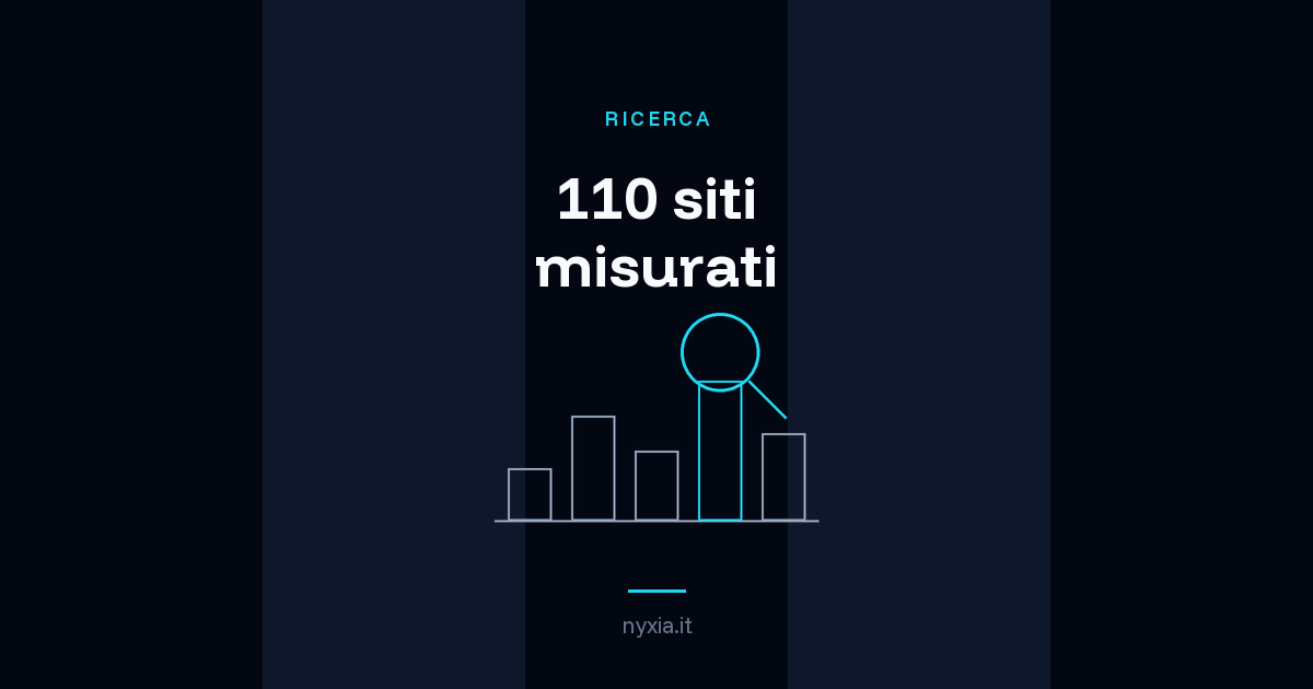 Un grafico a barre stilizzato con una lente d'ingrandimento che ne osserva una colonna