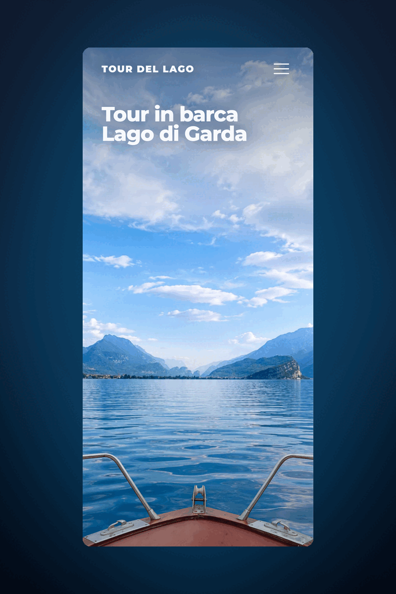 Home di Riva Boat su smartphone