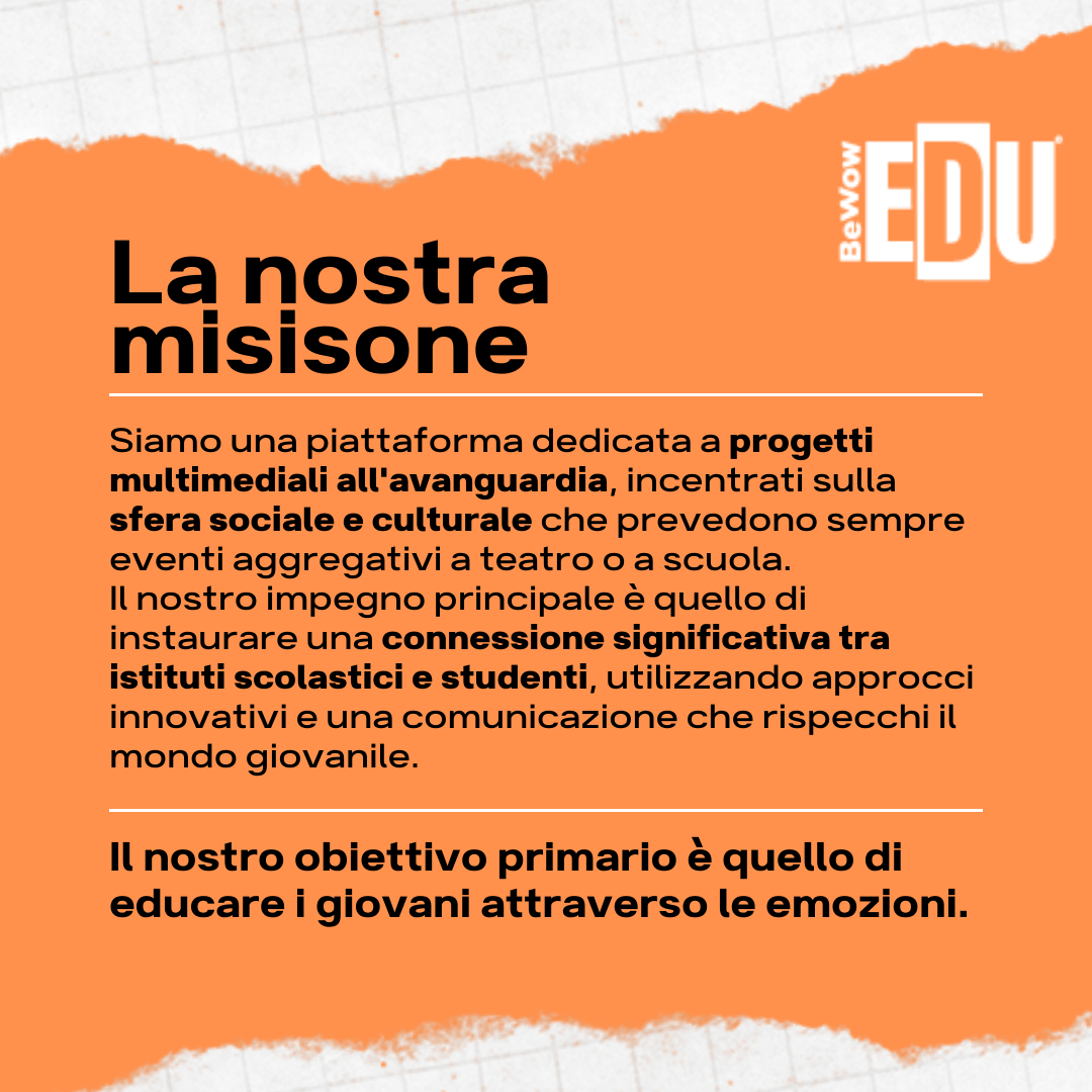 Grafiche per  BE WOW EDU 6 3